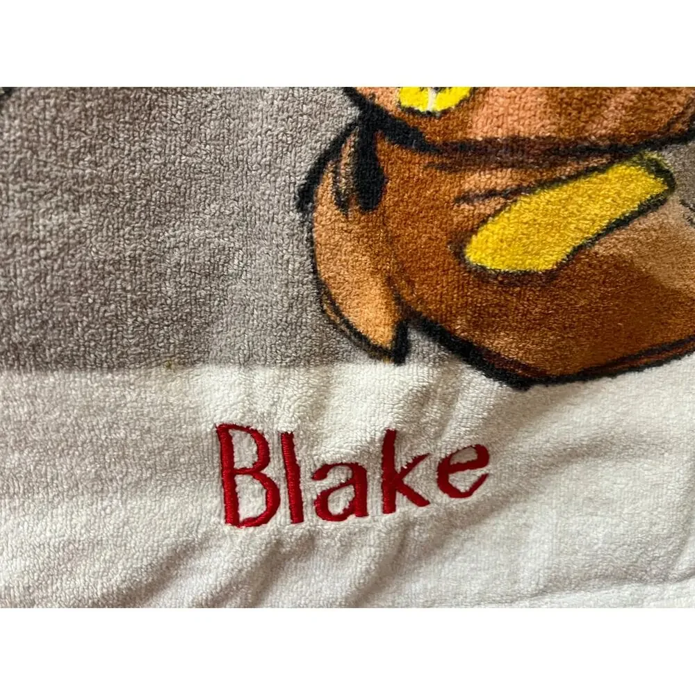 Disney Store Jake and the Neverland Pirates Beach Towel Blake Monogram